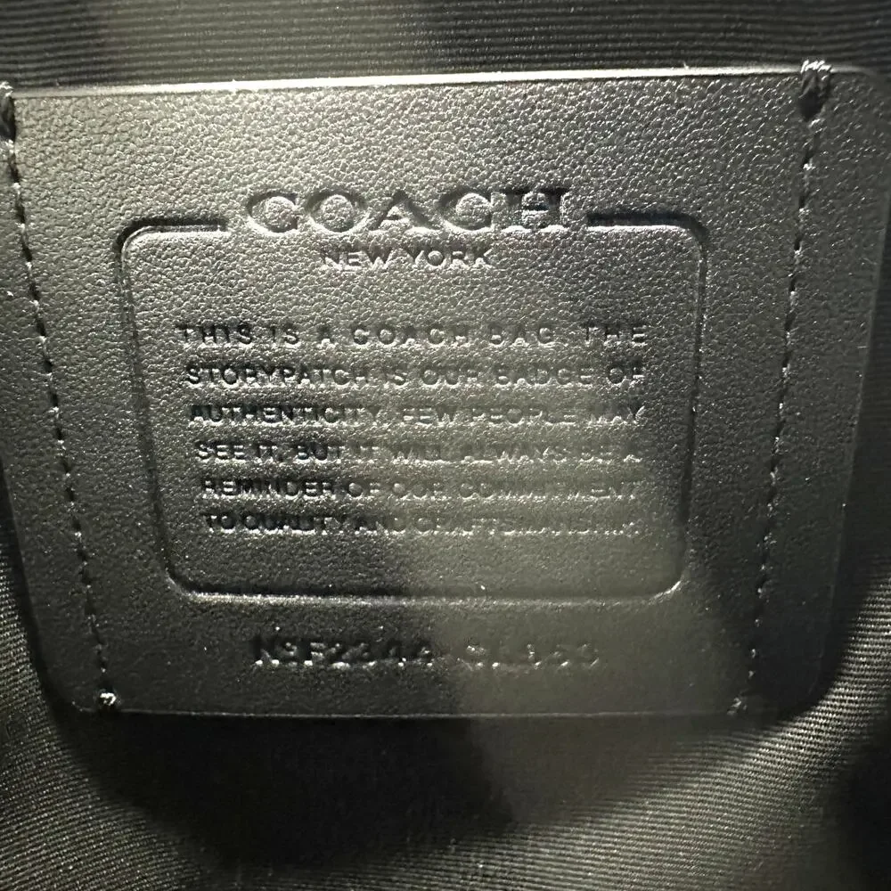 Coach Sullivan Pack in Electric Blue Leather CL953